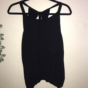 Black tank top